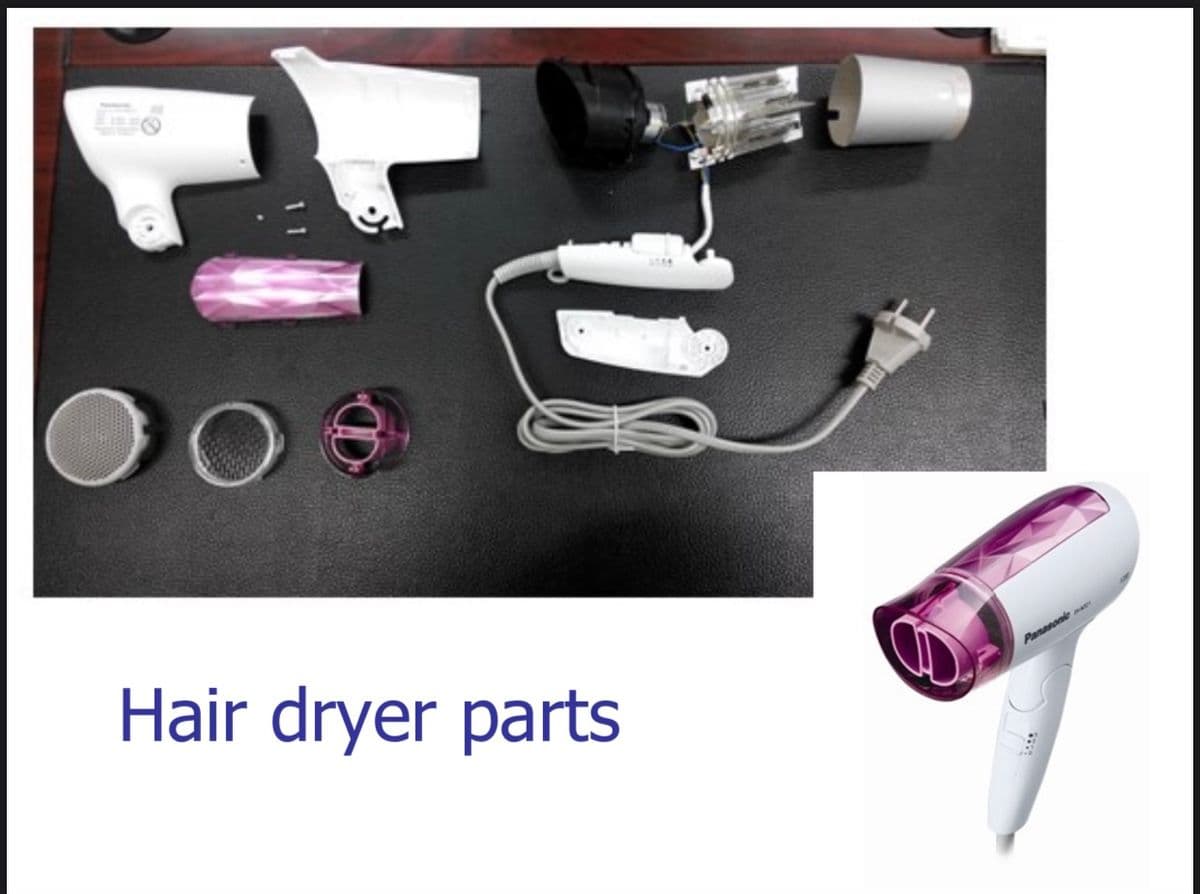 Hair dryer parts
Panasonie
