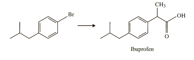 CH3
Br
НО
Ibuprofen
