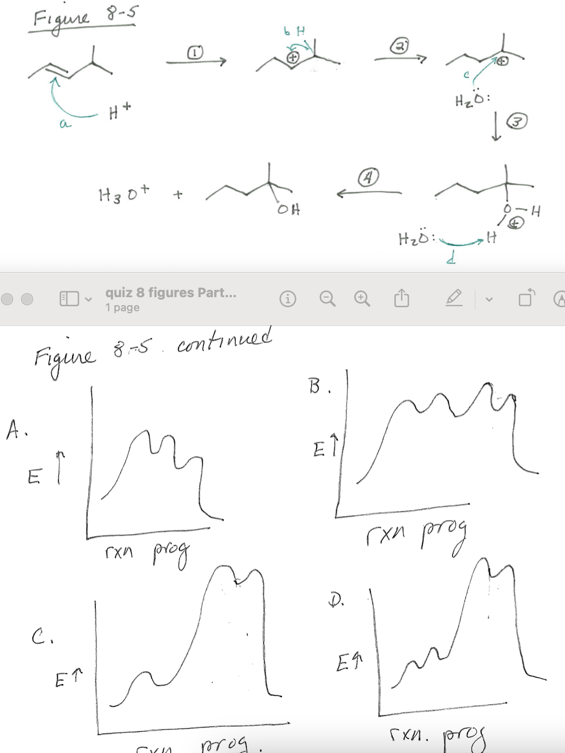 Figure 8-5
х
a
А.
quiz 8 figures Part...
1 page
Figine 8.-5. continued
E
с.
H +
Ер
нзот
гхи prog
СУИ
prog.
b H
OA
В.
ET
D.
ея
H₂Ö:
H₂O:
d
о
| Ⓡ
Н
гхи. pros
-н
my
гхи prog