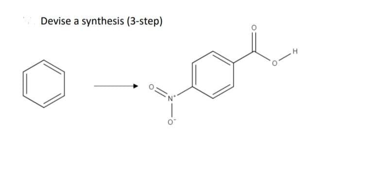 Devise a synthesis (3-step)
N*
