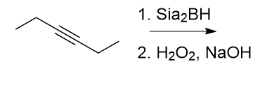 1. Sia₂BH
2. H₂O2, NaOH