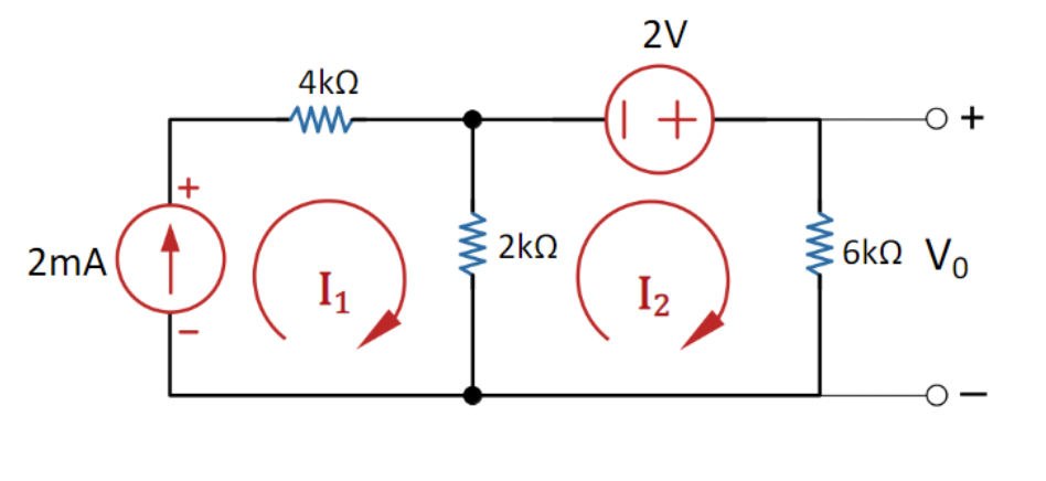 2mA
+
Α
4ΚΩ
I
2ΚΩ
2V
(1+)
12
0 +
σκΩ Vo
|