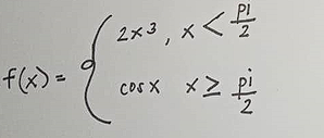 f(x)=
23, X
cosx x2
x2월
욀