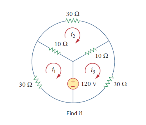 www
30 Ω
i
30 Ω
10 Ω
12
Find i1
10 Ω
13
120 V
30 Ω