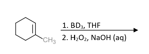 CH3
1. BD3, THF
2. H₂O₂, NaOH (aq)