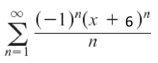 (-1)"(x + 6)"
n=1
