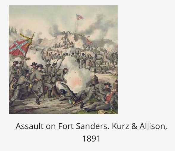 Assault on Fort Sanders. Kurz & Allison,
1891