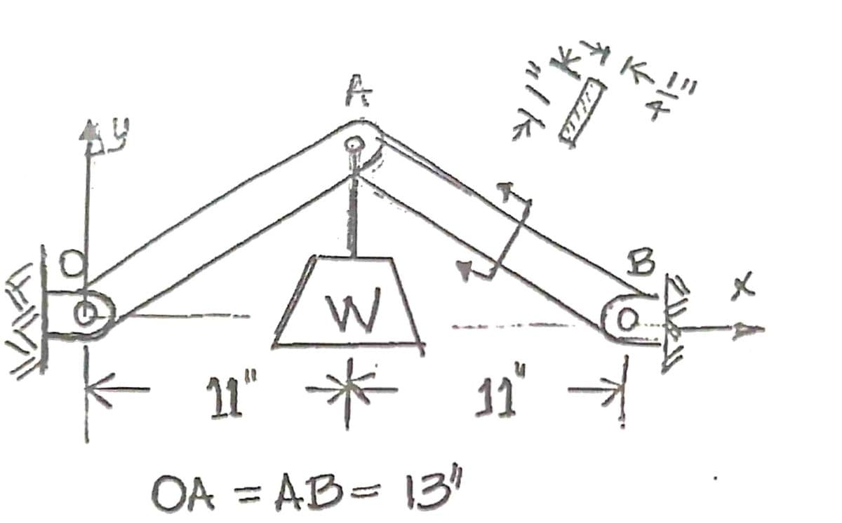 A
W
alk
OA=AB= 13"
K!!!
B
Q.
11" 11"
11" →
4