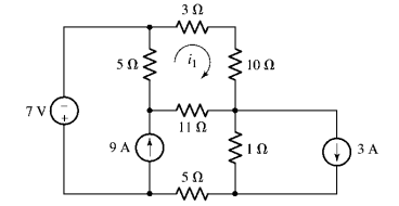 5Ω
10 Ω
7 V
11 N
9 A
3 A
50
