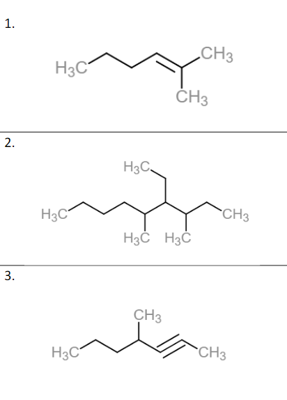 1.
2.
3.
H3C
CH3
CH3
H3C
H3C
H3C H3C
H3C
CH3
CH3
CH3