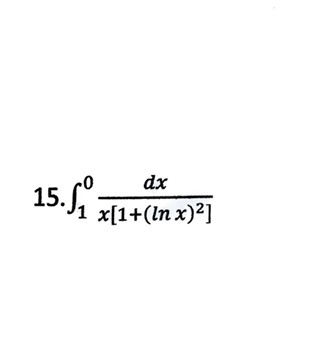 dx
15. x1+(In x)*]
