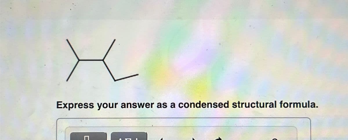 Express your answer as a condensed structural formula.