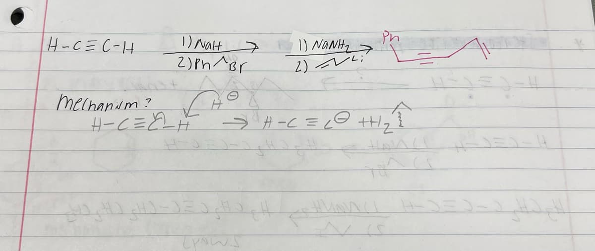 H-C=C-H
1) Nalt
2)Ph^Br
mechanism? CHO
H-C=X_H
I) NaNH
2) N
→ H=C = (@ ++/₂ ↑
دیت L۳۰
ALL
NIS