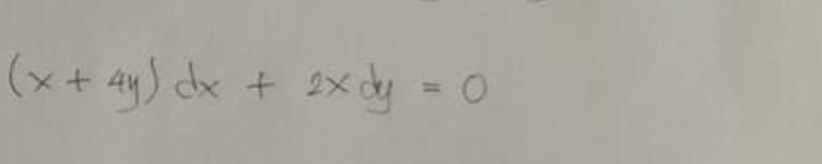 (x+4y) dx
t sxdy - 0
