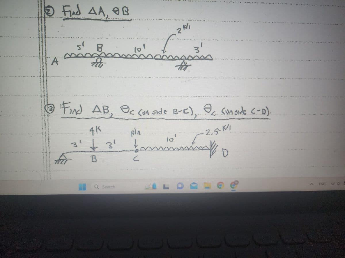 **
A
@ham
Find 4A, B
can
sende
s' B
to
31
tat
@ Find AB, Oc Con side B-C), a (un side (-D).
pin
r 2,54K/1
D
4K
$31
B
Search
f
BACAA
ကောင်
NEMECEK MSETRENCHE
C
m
2K/₁
e
lo
3¹
tr
O
1200
(
ENG
(6.
E