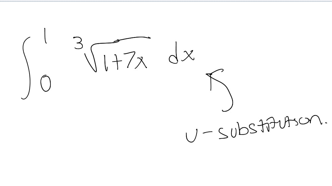 3
Vi+7a dx
5
U- substJAson.
