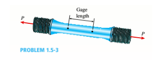 Gage
length
PROBLEM 1.5-3
