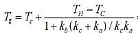T,- T.
T = T, +
1+ k, (k, + k,) / k,k,

