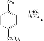 CH3
C(CH3)3
HNO3
H₂SO4