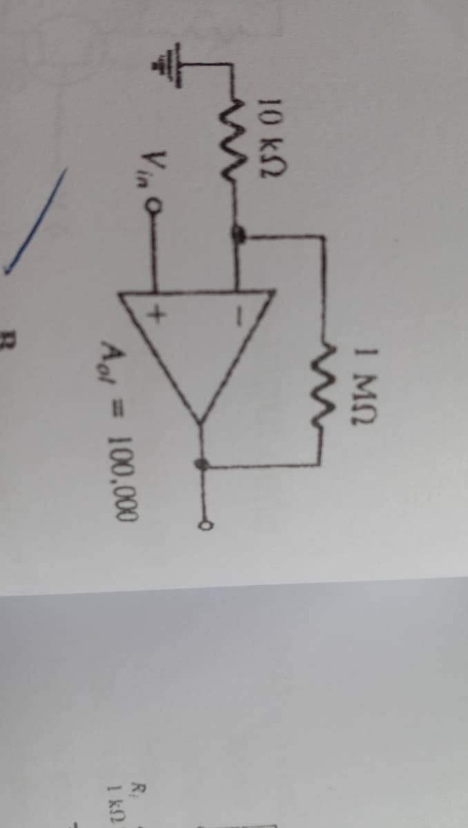 10 ΚΩ
ΙΜΩ
Vino
+
Aot
= 100,000
R
R
1 ΚΩ