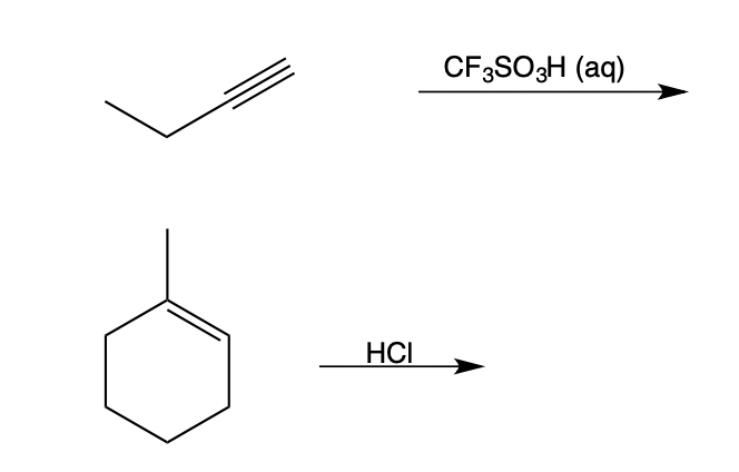 CF3SO3H (aq)
HCI
