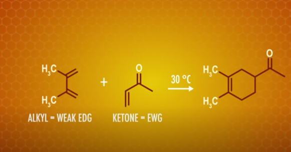 Н.С.
H.C
ALKYL = WEAK EDG
+
KETONE - EWG
30 °C
Н.С.
Н.С
0