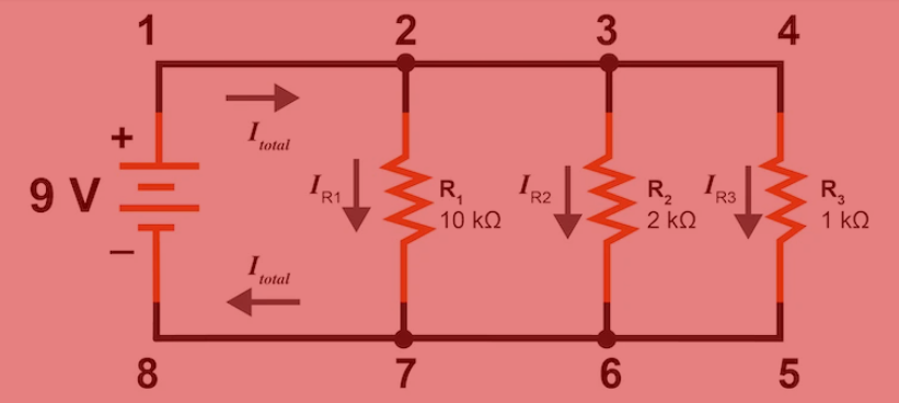 9 V
1
8
I
total
I total
IR1
2
7
3
4
R₁ ARCRAD DRO
IR2
R₂ R3
R3
10 ΚΩ
. 2 ΚΩ
1 ΚΩ
6
5