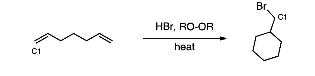 Br.
C1
HBr, RO-OR
heat
C1

