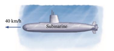 40 km/h
Submarine

