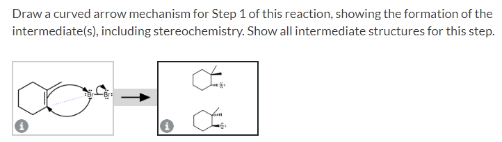 Draw a curved arrow mechanism for Step 1 of this reaction, showing the formation of the
intermediate(s), including stereochemistry. Show all intermediate structures for this step.
Jaun fer
un
164
