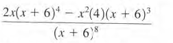 2.x(x + 6)*-x(4)(x + 6)3
(x + 6)*
