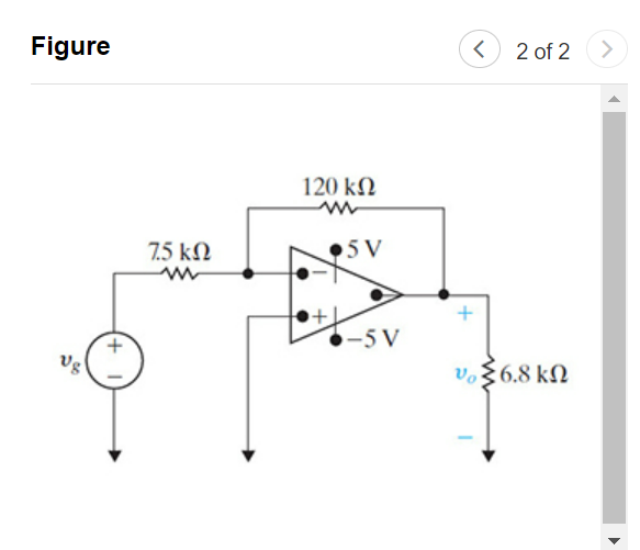 Figure
Ug
+
75 ΚΩ
120 ΚΩ
5V
-5V
<
2 of 2
v, 6.8 ΚΩ
>
▶