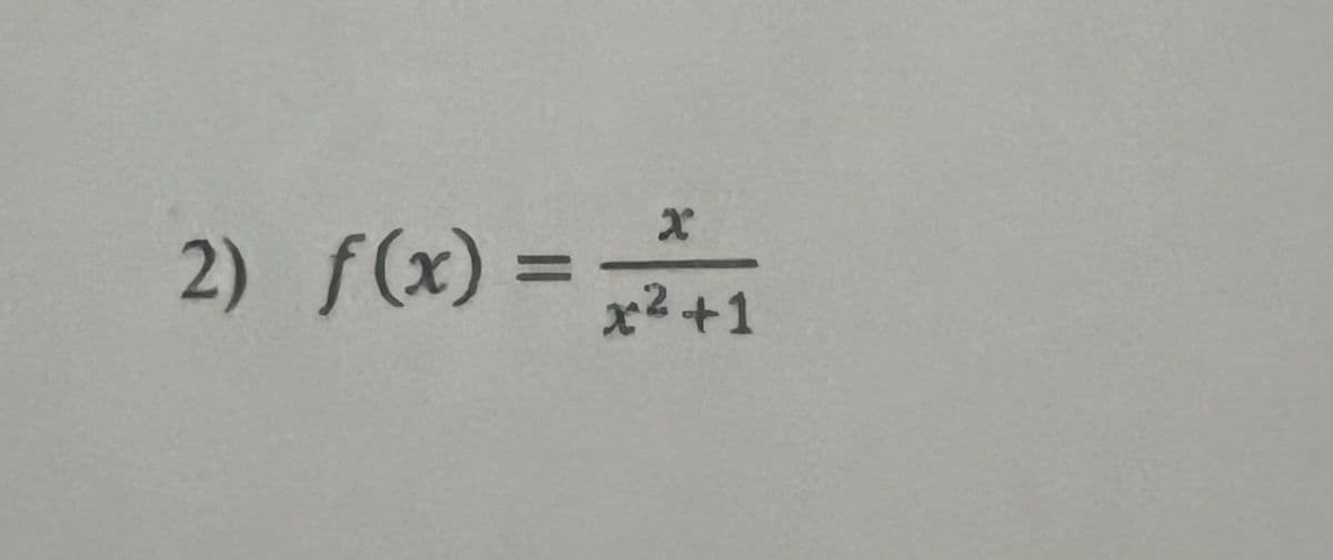 2) f(x)=x²+1