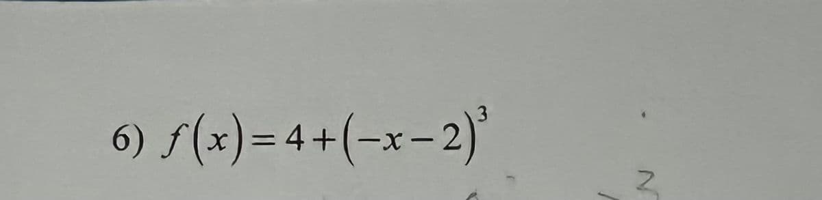 6) S(x) = 4+(-x-2)'
2