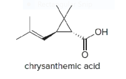 Recta
HO
chrysanthemic acid

