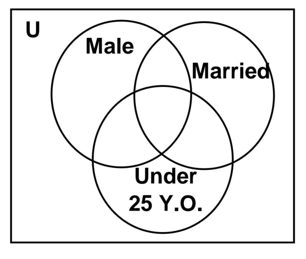 Male
Married
Under
25 Y.O.
