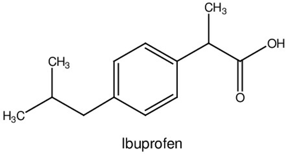 H3C
CH3
Ibuprofen
CH3
OH