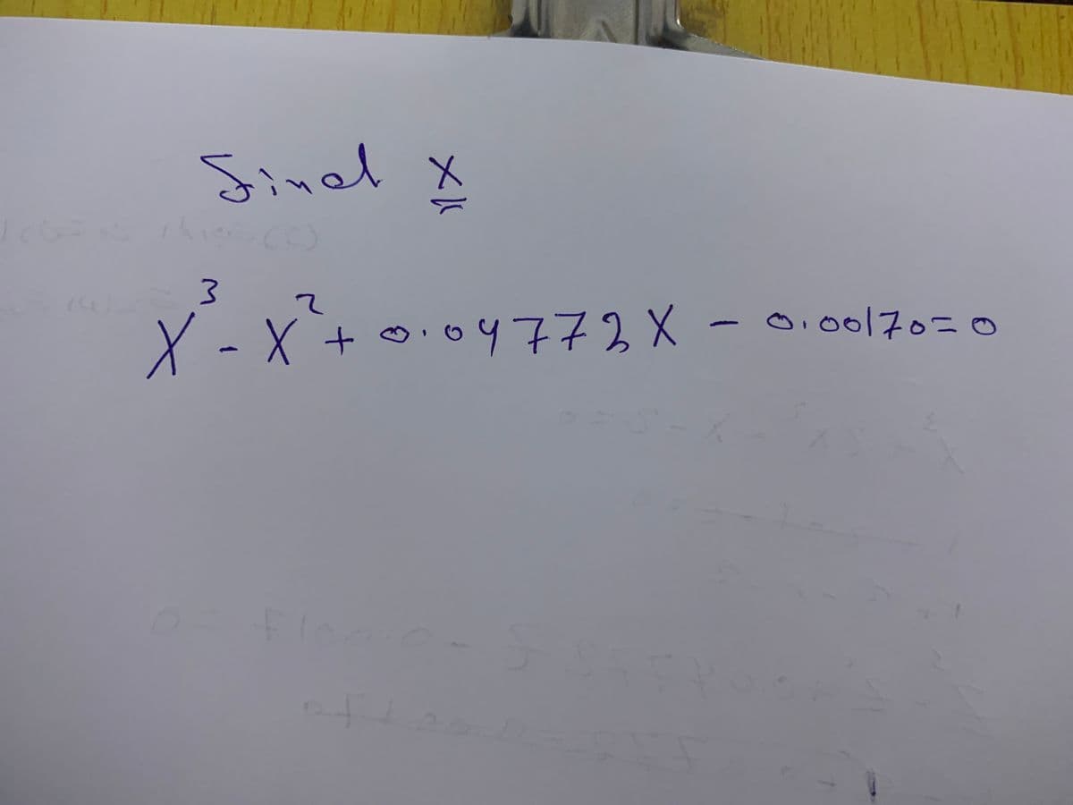 Sinel x
()
X -X+
04773X- o.00170=0
oo170=
