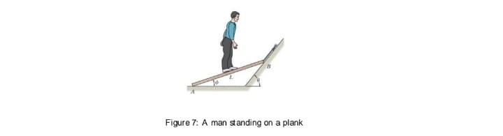 Figure 7: A man standing on a plank
