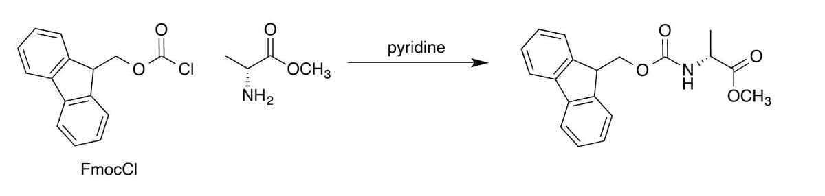pyridine
OCH3
NH2
OCH3
FmocCI
