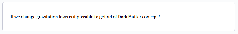 If we change gravitation laws is it possible to get rid of Dark Matter concept?