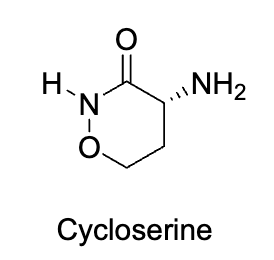 I
H、
Z-O
N
O
NH₂
Cycloserine