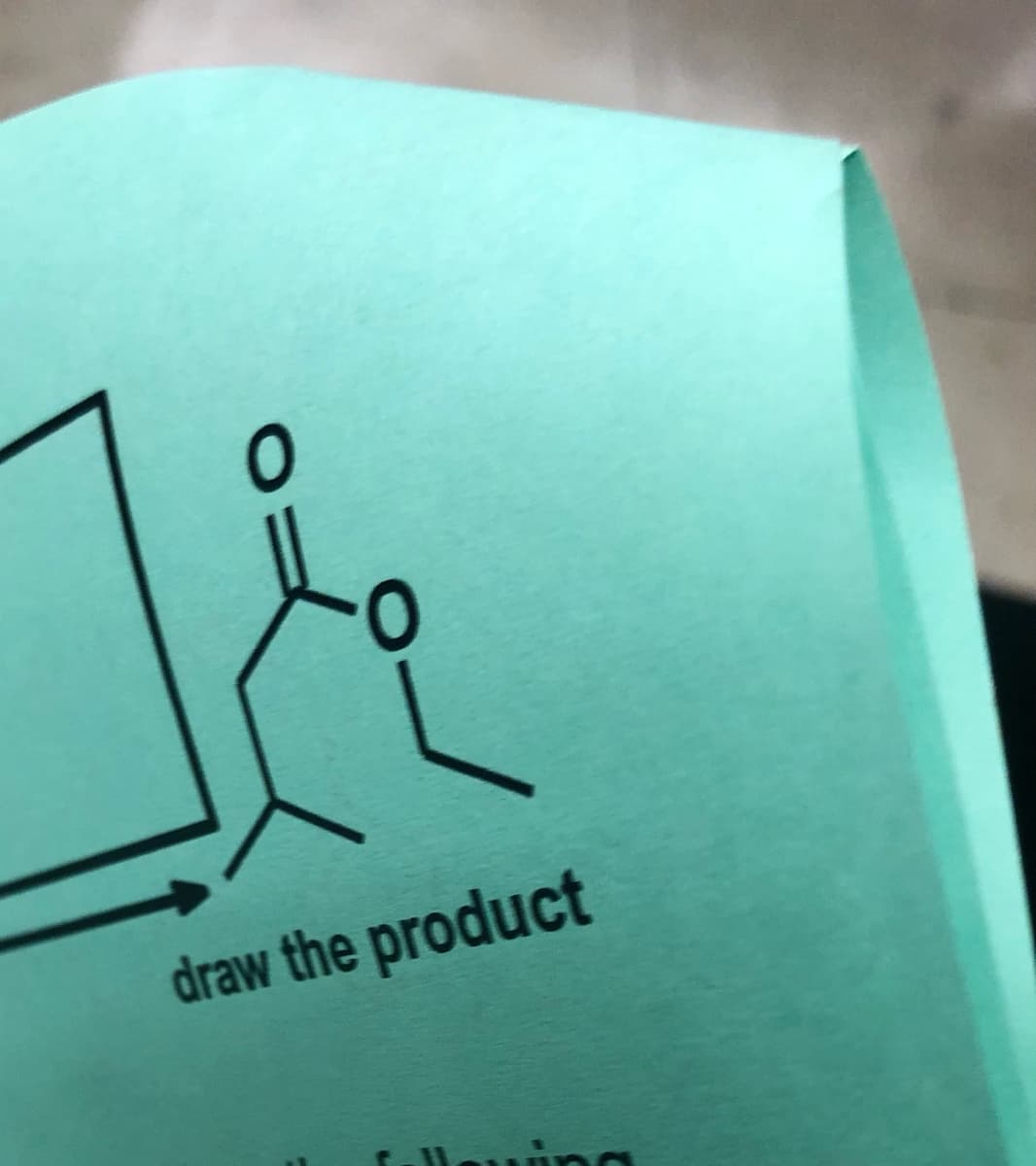 draw the product
