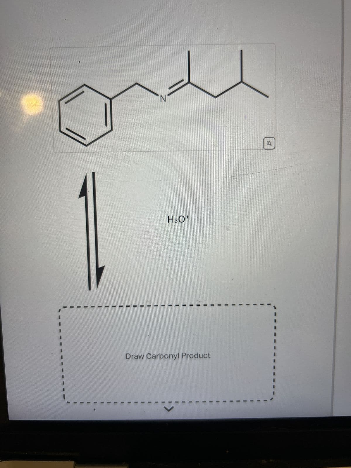 1
Z
H3O*
Draw Carbonyl Product
V
I
I
