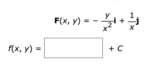 F(x, y)
-і +
f(x, y) =
+ С
