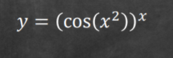 y = (cos(x²))*
