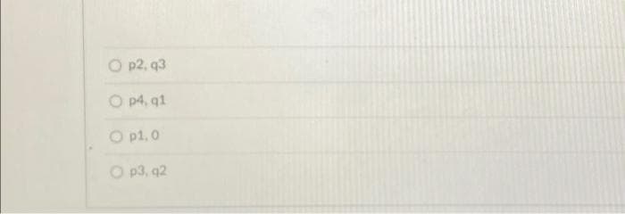 O p2.q3
Op4, q1
O p1.0
O p3, q2