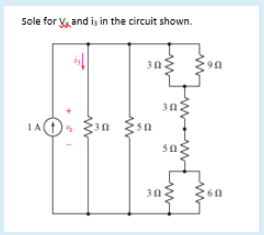 Sole for V, and is in the circuit shown.
30
S0
