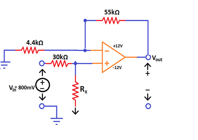 4.4kg
W
Vi 800mv
30kQ
WWW
-
Rx
55kQ
+
+12V
-12V
-Vout
+
1-0