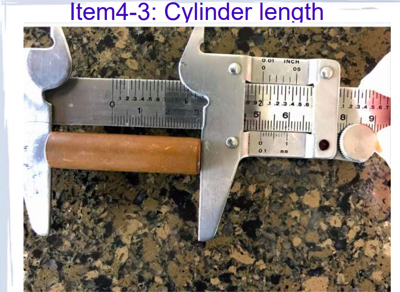 Item4-3: Cylinder length
0.01
592
INCH
05
8
9